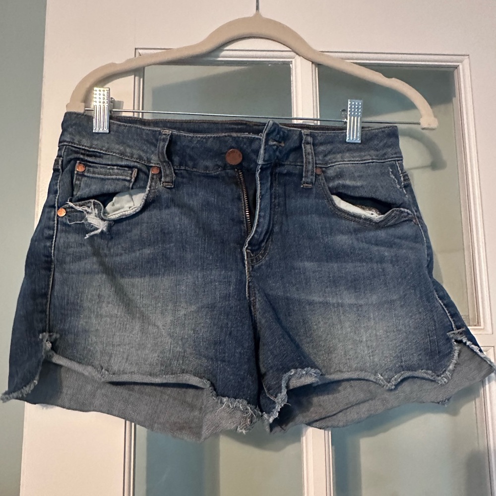 Denim shorts